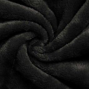 vidaXL Φούτερ-κουβέρτα Μαύρο m Φανέλα