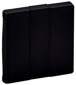 Πλακίδιο Τριπλού Διακόπτη Μαύρο Valena Life 756032 Legrand-756032-Μαύρο 756032