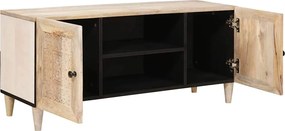 vidaXL Μονάδες TV με ράφι Λευκό 105 x 33 x 46 εκ. Επεξεργασμένο ξύλο