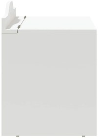 vidaXL Κουτί με Πίνακα Λευκό 73 x 40 x 55 εκ. Επεξεργασμένο ξύλο