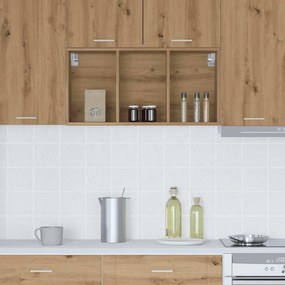 vidaXL Κρεμαστό ντουλάπι Artisan Oak 40 x 29,5 x 80 εκ.