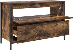 vidaXL Ντουλάπι νιπτήρα μπάνιου με συρτάρια 90x34,5x60 εκ.