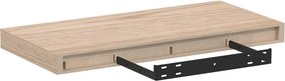 vidaXL Ράφια Τοίχου 2 τεμ. 50x23,5x4 εκ. Επεξεργασμένο Ξύλο
