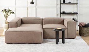 Stewehome Μίνι Γωνιακός Καναπές Καφέ Άνετος & Μοντέρνος 220x180x70 cm