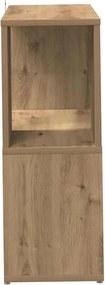vidaXL Βιβλιοθήκη Αρτισιανή Δρυς 60 x 24 x 63 εκ. Επεξεργ. Ξύλο