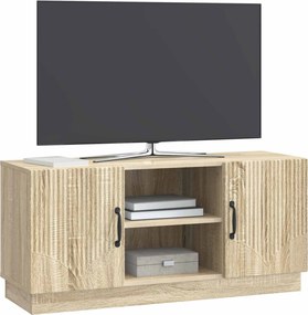 vidaXL Ντουλάπι TV 102 x 34,5 x 47 εκ Sonoma Δρυς Επεξεργασμένο Ξύλο