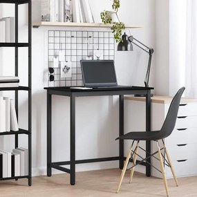 vidaXL τραπέζι Μαύρη Οξυά 100 x 50 x 76,5 εκ.