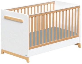 Casababy Palmer White Βρεφικό Κρεβάτι Μετατρεπόμενο Σε Προεφηβικό