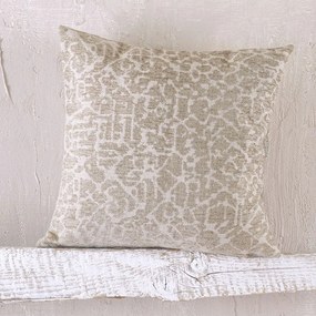 Μαξιλαροθήκη Διακοσμητική Wonder Beige Ρυθμός 40Χ40 Cotton,Chenille
