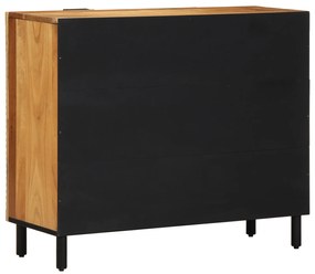 vidaXL Μπουφέ 90x33x75 εκ Μασίφ ξύλο ακακίας