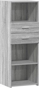 vidaXL Ντουλάπι Γκρι Sonoma 45x42,5x124 εκ. από Επεξεργασμένο Ξύλο