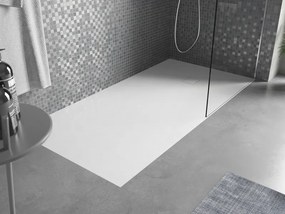 Mexen Bert ορθογώνιος δίσκος ντους SMC 160 x 90 cm, λευκός - 4K109016