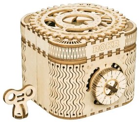 ROBOTIME TREASURE BOX LK502 3D Ξύλινο Μηχανικό Puzzle