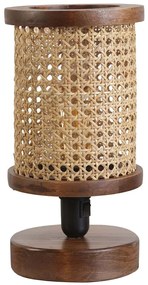 Φωτιστικό Επιτραπέζιο Gizem 941RTN1452 Φ15x31cm 1xE27 40W Walnut Opviq