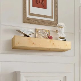 VEVOR Fireplace Mantel Wood Shelf Floating Rustic Fireplace Mantel 72&quot; Natural
