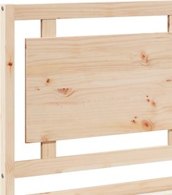 vidaXL Πλαίσιο Κρεβατιού Μακρύ Χωρίς Στρώμα 100x210 εκ Μασίφ Ξύλο