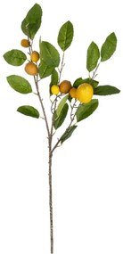 Τεχνητό Λουλούδι Lemon Fruit 21437 80cm Yellow-Green GloboStar Πολυαιθυλένιο