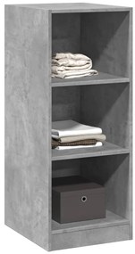 vidaXL Ντουλάπα Γκρι Σκυροδέματος 48x41x102 εκ. από Επεξεργασμένο Ξύλο