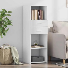 vidaXL Ντουλάπι Λευκό 40x42,5x124 εκ. από Επεξεργασμένο Ξύλο