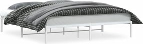 vidaXL Μεταλλικό Πλαίσιο Κρεβατιού Λευκό 180 x 200 εκ.