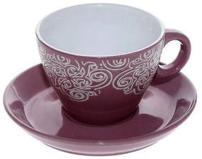 Φλυτζάνι Καπουτσίνο Vienna Jumbo Hun118K6 Bordo Espiel Ceramic