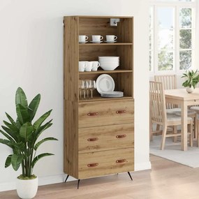 vidaXL Highboard Artisan Oak 69,5 x 34 x 180 εκ. Επεξεργασμένο ξύλο