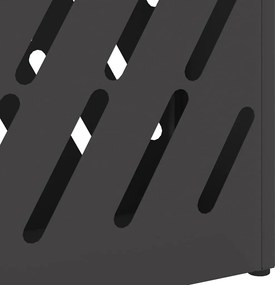 vidaXL Βάση ομπρέλας βροχής Μαύρο 28 x 12 x 41 εκ Ατσάλι