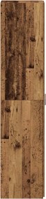 vidaXL Highboard Παλιό ξύλο 40 x 42,5 x 185 εκ.