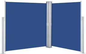 vidaXL Σκίαστρο Πλαϊνό Συρόμενο Μπλε 140 x 600 εκ.