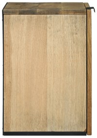 vidaXL Ντουλάπα Μπάνιου  38x33.5x48 cm από Μασίφ Ξύλο και Κατασκευασμένο Ξύλο
