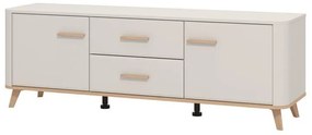 Έπιπλο τηλεόρασης DARWEN 154 3K2F2V Cashmere - Artisan Oak 154x40x53εκ. 154x40x53 εκ.