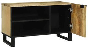 vidaXL Έπιπλο Τηλεόρασης Καφέ 80 x 33 x 46 εκ Μασίφ ξύλο μάνγκο