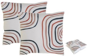 Σετ μαξιλαριών Home ESPRIT Ουράνιο Τόξο 45 x 5 x 45 cm (x2)