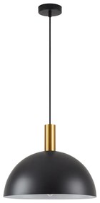 SE21-GM-4-MS40 ADEPT TUBE Gold Matt Pendant Black Metal Shade+