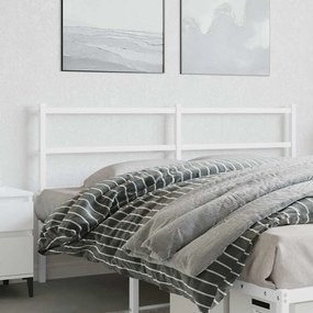 vidaXL Ανταλλακτικό κεφαλάρι Λευκό 150 εκ. Μεταλλικό