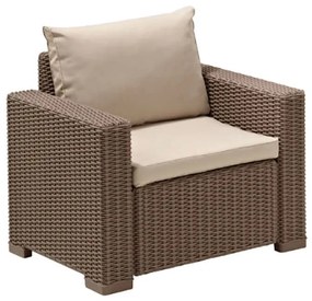 Πολυθρόνα California Cappuccino 83X68X72εκ. (Σετ 2 ΤΕΜ)
