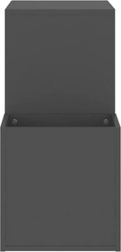 vidaXL Παπουτσοθήκη Χολ Γκρι 105 x 35,5 x 70 εκ. από Επεξ. Ξύλο