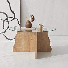 Coffee Table Butterfly - Sapphire Oak, Transparent Sapphire Oak
Transparent