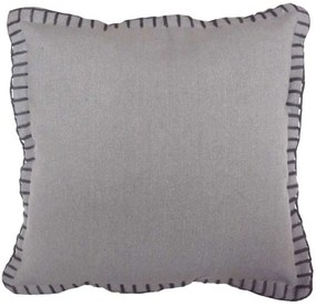 Μαξιλάρι Διακοσμητικό (Με Γέμιση) Filo 017326 Grey 45X45 Ύφασμα