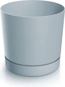 Γλάστρα Tubo μικρή γκρι Y10,9xΦ10,8εκ.