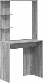 vidaXL Γραφείο 2 pcs Γκρίζο Σονομα