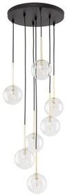 Κρεμαστό Φωτιστικό Οροφής 7xG9 6W IP20 Μαύρο Nilos 5362 TK Lighting-5362-Μαύρο 5362