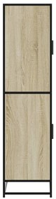 vidaXL Highboard Sonoma Oak 68x35x139 cm Κατασκευασμένο ξύλο