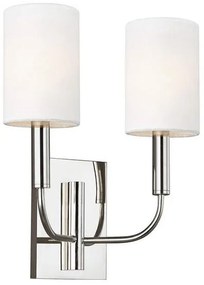 Απλίκα Φωτιστικό Τοίχου 2xE14 Brianna Elstead Lighting-FE-BRIANNA2-PN-Νίκελ Ματ FE-BRIANNA2-PN
