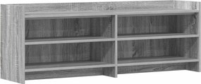 vidaXL Ντουλάπι TV 130 x 33 x 47 cm Γκρι Sonoma