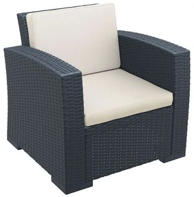 Πολυθρόνα Monaco Dark Grey
