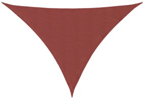 vidaXL Πανί Σκίασης Τρίγωνο Τερακότα 3,5x3,5x4,9 μ. από Ύφασμα Oxford