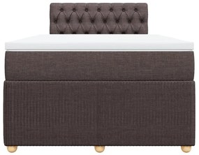 ΚΡΕΒΑΤΙ BOXSPRING ΜΕ ΣΤΡΩΜΑ ΣΚΟΥΡΟ ΚΑΦΕ 120X200 ΕΚ. ΥΦΑΣΜΑΤΙΝΟ 3289733