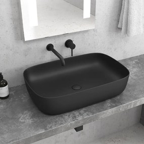 KARAG MILOS Νιπτήρας επικαθήμενος Black Matt LT 2143-PMB KARAG 60x39x14,5cm KARAG-5206836049588