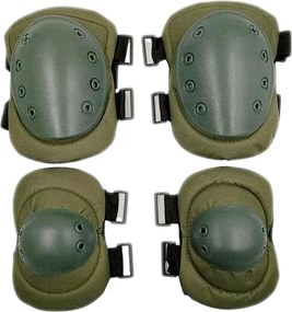Σετ επιγονατίδες &amp; επιαγκωνίδες - Tactical - 4pcs - 920075 - Green